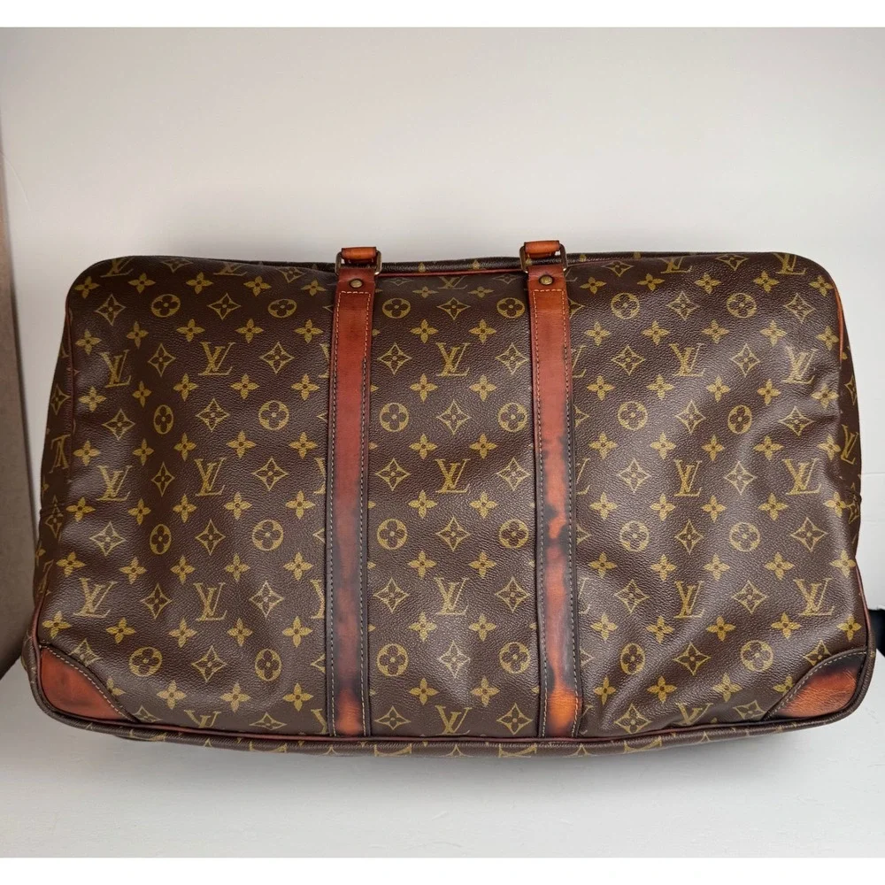 Louis Vuitton Sirius Double Zip Monogram‎ Large Travel Bag Vintage Authentic